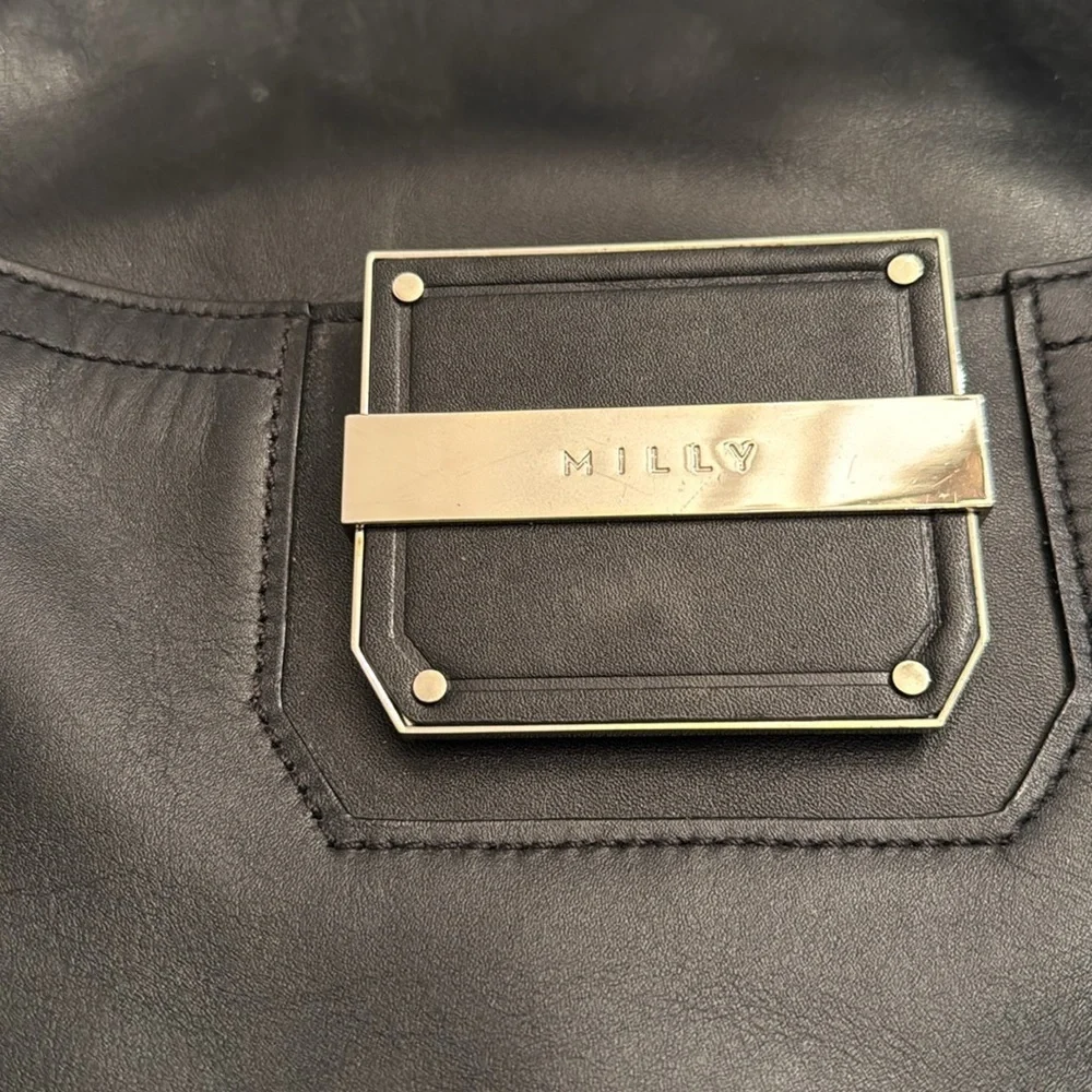 Milly Leather Shoulder Bag